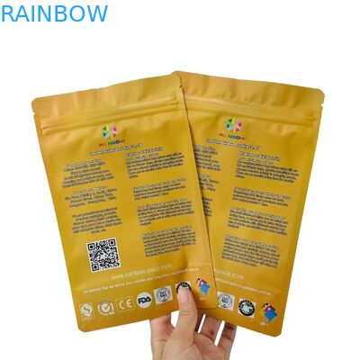 Emballage personnalisé de sacs à collations pour les biscuits avec une encoche et des caractéristiques déchirantes