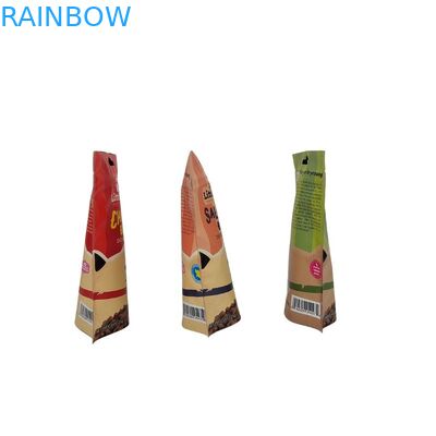 Sacs à collations à fond plat imprimés sur mesure avec surface mate pour sac d'emballage alimentaire