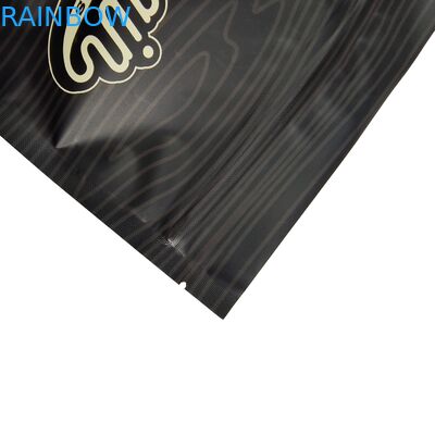 Foil d'aluminium Fermeture à glissière Doypack conception personnalisée sacs d'étanchéité Café emballage alimentaire sacs debout