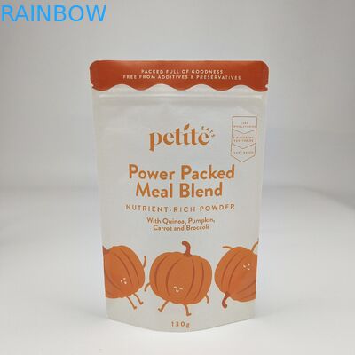 Fabrique en gros de sacs d'emballage alimentaire biodégradable Stand Up Pouch Proof Zip Lock