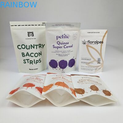 En gros Emballage à l' envergure personnalisé Enveloppe blanche en carton en papier kraft Sacoche pour noix d' alimentation Emballage de collations