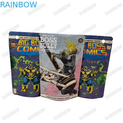 Sceaux thermiques personnalisés ré-fermées Sac en papier debout Snack Cookies Emballage alimentaire Sac fermeture à glissière