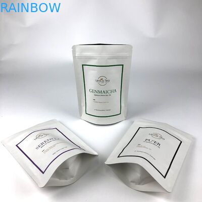 Méthode d'expédition négociable et soupape de dégazage Sacs de papier Kraft Sacs de thé Emballage