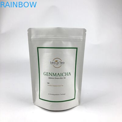 Sacs debout recouvertables avec logo personnalisé pour l'emballage de sacs de thé séchés