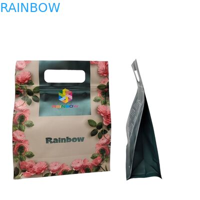 Acceptez les commandes personnalisées Sac d'emballage de café à fond plat avec des sacs d'emballage à fond