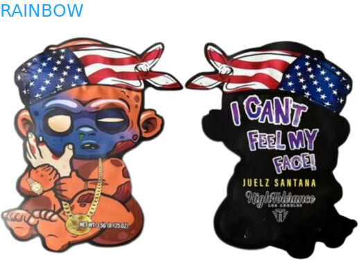 Sac d'emballage à l'odeur pour l'encens à base de plantes k Mylar Épaisseur 120-180 microns