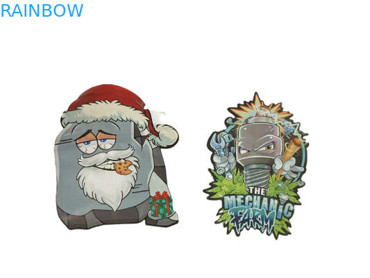 Emballage anti-odeur d'encens à base de plantes Fermeture à glissière Mylar huile de CBD herbe de chanvre sacs gravure d'impression