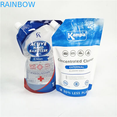 Des sacs en forme de poche en forme de poche en forme de poche, recyclables, avec différents types de capuchons, pour des emballages écologiques