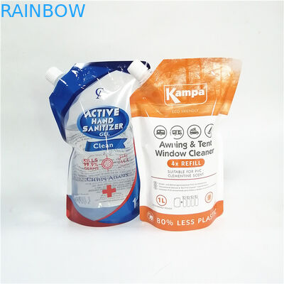 Des sacs en forme de poche en forme de poche en forme de poche, recyclables, avec différents types de capuchons, pour des emballages écologiques