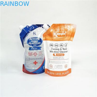 Des sacs en forme de poche en forme de poche en forme de poche, recyclables, avec différents types de capuchons, pour des emballages écologiques