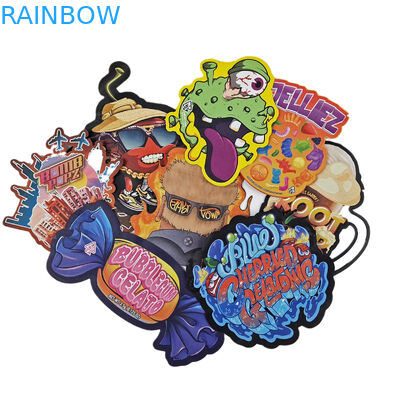 Conception personnalisée en plastique Forme spéciale Emballage hologramme imprimé en papier peint Bonbons à l'épreuve des enfants Mylar sacs à découper