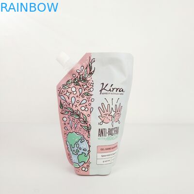 Emballage industriel d'aliments avec des sachets en feuille d'argent pour sac de gommage du corps debout