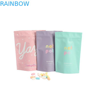 Sacs de collations de fruits secs Fermeture à glissière papier d'aluminium imprimé sur mesure imperméable à l'eau