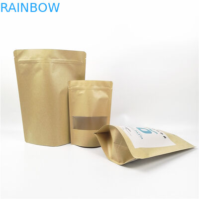 Stand Oui sacs en papier personnalisés échantillon gratuit Accepter l'impression du logo personnalisé disponible