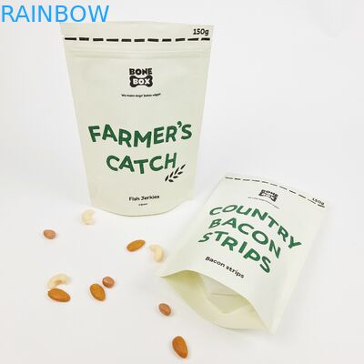 Matériau de poignée blanche et support inclus dans les sacs cadeaux personnalisés