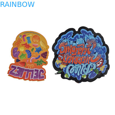 Tissu d'emballage alimentaire en plastique à fermeture à glissière Mylar