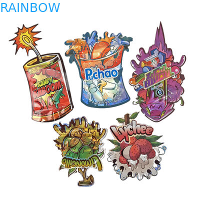 Tissu d'emballage alimentaire en plastique à fermeture à glissière Mylar