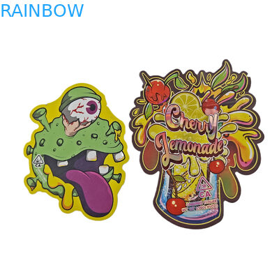 Impression personnalisée 3.5g 7g 14g 28g Sac de bonbons anti-odeur alimentaire en forme spéciale