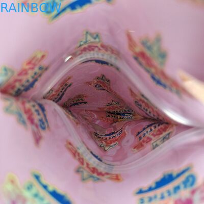 Logo mat personnalisé sac en plastique en forme de bouteille re-fermé résistant à l'odorat fermeture à glissière 3,5 Mylar sacs pour bonbons