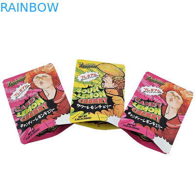 Emballage personnalisé d'encens à base de plantes colorées avec sacs anti-enfants