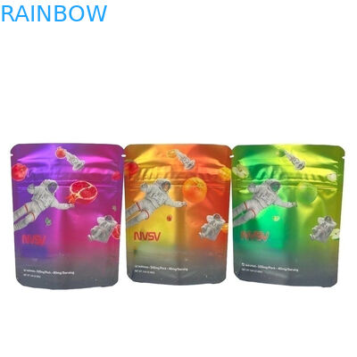 3.5 Grammes Sacs en plastique Emballage Étiquette personnalisée Imprimé CBD Cookies