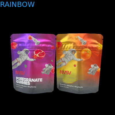 3.5 Grammes Sacs en plastique Emballage Étiquette personnalisée Imprimé CBD Cookies