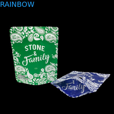 3.5 Grammes Sacs en plastique Emballage Étiquette personnalisée Imprimé CBD Cookies