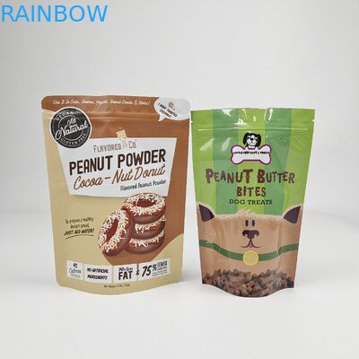 Oem à l'épreuve de l'odeur recouvrement Doypack Matte Impression de l'emballage alimentaire sac à fermeture à glissière en plastique sur mesure imprimé Mylar Stand Up Pouch