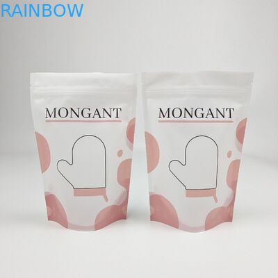 Sac à fermeture à glissière en papier d'aluminium stratifié Sac debout / Sac à glissière en papier blanc Matt / Sac à café à glissière personnalisé