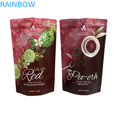 Pour les produits alimentaires, sacs à sacs en plastique pour l'emballage du thé