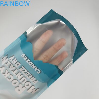 Sceaux thermiques imprimés sur mesure 250g 500g Candy Doypack anti-odeur Stand up pouch emballage en plastique Mylar Ziplock sacs