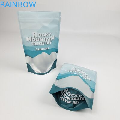 Sceaux thermiques imprimés sur mesure 250g 500g Candy Doypack anti-odeur Stand up pouch emballage en plastique Mylar Ziplock sacs