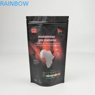 Package en couleur matte recouverte de fermeture à l'envers Poche debout Foil d'aluminium Packaging Zip Lock Bag Doypack Mylar Food Packaging Bag