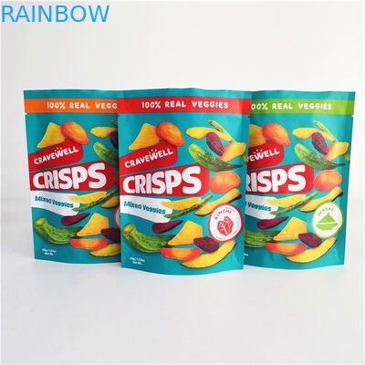 Impression numérique personnalisée Fermeture à glissière Comestibles Sacs d'emballage pour les noix