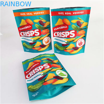 Impression numérique personnalisée Fermeture à glissière Comestibles Sacs d'emballage pour les noix