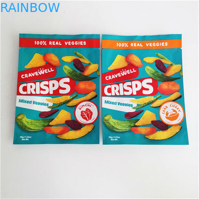 Impression numérique personnalisée Fermeture à glissière Comestibles Sacs d'emballage pour les noix