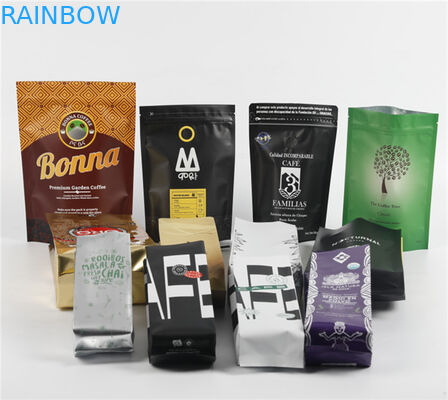 Sacs d'emballage en alliage d'aluminium résistant à l'odorat pour les grains de café pour 250G 500G 1KG