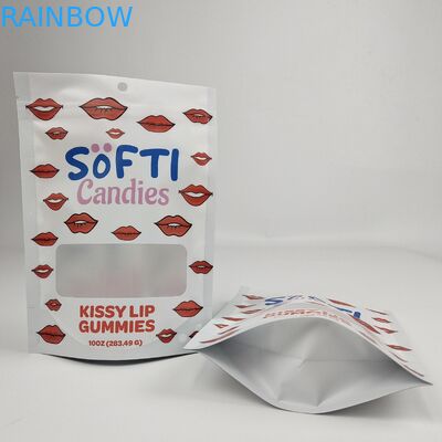 Meilleur vendeur de qualité alimentaire résistant à l' odeur résistant à l' humidité Foil d' aluminium stratifié Fermeture à glissière Sac debout