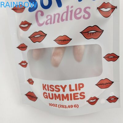 Meilleur vendeur de qualité alimentaire résistant à l' odeur résistant à l' humidité Foil d' aluminium stratifié Fermeture à glissière Sac debout