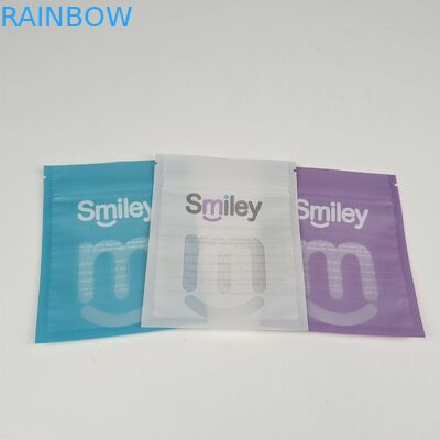 Commercialisation en gros Recyclable à trois côtés scellé Mylar Packaging Dent Aligner pour les soins dentaires avec fermeture à glissière