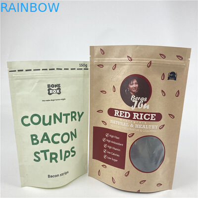 Assurance de la qualité Sac en papier d'aluminium avec fermeture à glissière