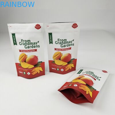 Sacoche debout avec fermeture à glissière étanche à l' odeur étanche à l' humidité Sacs d' emballage en plastique de qualité alimentaire