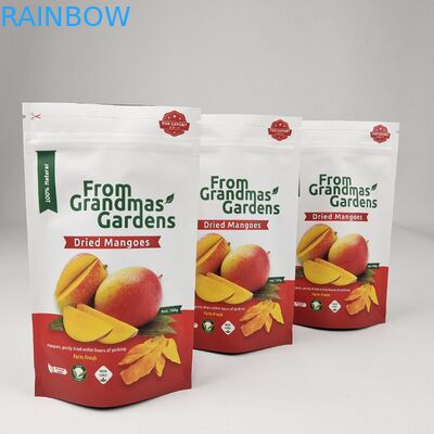 Sacoche debout avec fermeture à glissière étanche à l' odeur étanche à l' humidité Sacs d' emballage en plastique de qualité alimentaire