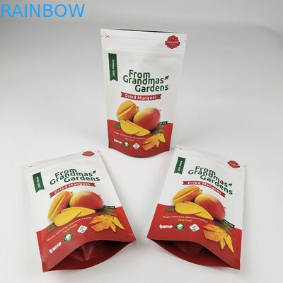 Sacoche debout avec fermeture à glissière étanche à l' odeur étanche à l' humidité Sacs d' emballage en plastique de qualité alimentaire