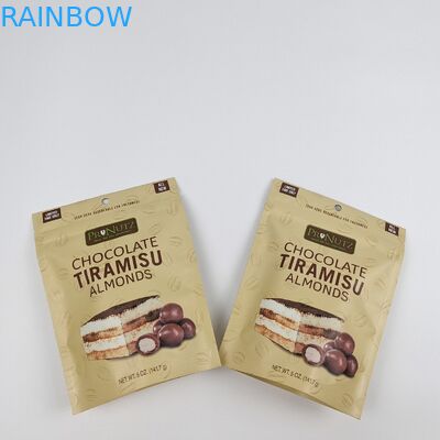 Impression numérique sur la surface de mat personnalisée Fermeture à glissière en plastique sac d'emballage de sceau alimentaire en plastique re-fermé