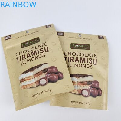 Impression numérique sur la surface de mat personnalisée Fermeture à glissière en plastique sac d'emballage de sceau alimentaire en plastique re-fermé