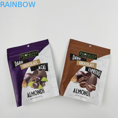 Logo personnalisé Impression numérique Sac plat à fermeture à glissière en plastique avec sacs en papier d'aluminium pour sacs de bonbons