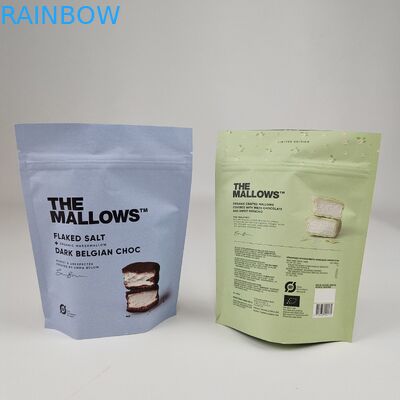 Sacoche debout avec fermeture à glissière étanche à l'odeur bonbons en caoutchouc bonbons en plastique sacs d'emballage