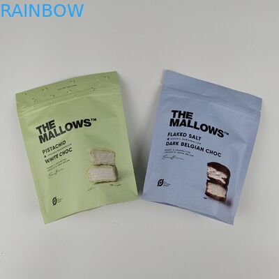 Sacoche debout avec fermeture à glissière étanche à l'odeur bonbons en caoutchouc bonbons en plastique sacs d'emballage