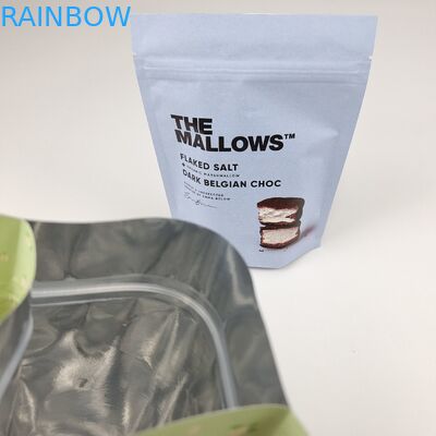 Sacoche debout avec fermeture à glissière étanche à l'odeur bonbons en caoutchouc bonbons en plastique sacs d'emballage